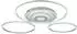 Globo Miles LED-Deckenleuchte dimmbar, Metall silber, 99,2cm (MILES)