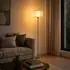 Globo LED-Stehleuchte chrom, warmweiß, 150cm, Fußschalter