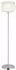 Globo LED-Stehleuchte chrom, warmweiß, 150cm, Fußschalter