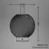 Briloner BRILO UNPLUGGED LED-Tischleuchte kabellos, dimmbar, beige, IP44 (BRILO UNPLUGGED)
