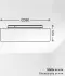 Briloner Duck LED-Deckenleuchte Stoffschirm, 24W, warmweiß (4069016)