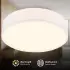 Briloner Duck LED-Deckenleuchte Stoffschirm, 24W, warmweiß (4069016)