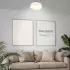 Briloner Duck LED-Deckenleuchte Stoffschirm, 24W, warmweiß (4069016)