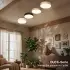 Briloner Duck LED-Deckenleuchte Stoffschirm, 24W, warmweiß (4069016)