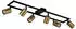 Lindby Bravius Deckenstrahler 6-flammig messing/schwarz