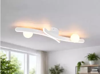 Trio Napoli LED-Deckenleuchte wei&szlig;