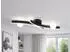 Trio Napoli LED-Deckenleuchte schwarz