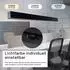 Luxula LED Pendelleuchte 120 cm schwarz