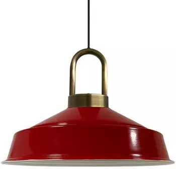Bamyum Asletl-Lock Pendelleuchte Metall &Oslash;40cm, rot (BMM2013XEKK04)