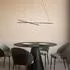 Lucande Gavril LED-Pendelleuchte 100cm, schwarz, dimmbar (10041994)