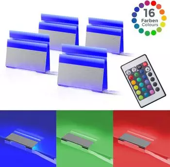 B.K.Licht LED Glasbodenbeleuchtung 4er Set (BKL1111)