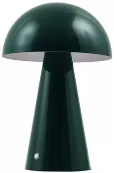 Lindby Nevijo LED-Akkutischlampe grün, Ø20cm, USB, dimmbar (10030087)