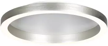 Steinhauer LED Deckenleuchte Ringlux Ø 40 cm silber/stahlgrau