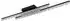 Globo Deckenleuchte Metall schwarz, Acrylkristalle, LED, 102cm (67364D)