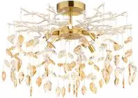 GLOBO LIGHTING Deckenleuchte "DANNA" G9 1 Stk. Deckenleuchte mit Kristallen,