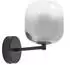 Lucande Avelina LED-Wandleuchte, rauchgrau/schwarz, Glas (10025882)
