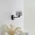 Lucande Avelina LED-Wandleuchte, rauchgrau/schwarz, Glas (10025882)