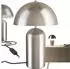 TecTake Altea Retro-Tischlampe Pilzdesign 40W, Nickel matt