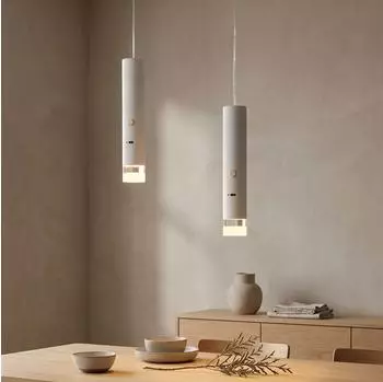 Globo PELO Pendelleuchte LED, wei&szlig;, 2er-Set, dimmbar