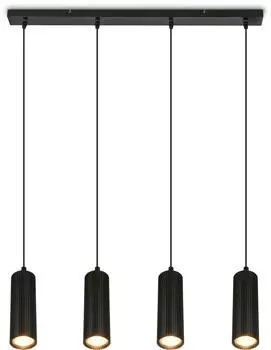 Briloner Ida Pendelleuchte 4-flammig, schwarz, GU10 (4391045)