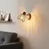 Globo LED-Wandleuchte schwenkbar, braun, Metall, 15cm (etc152183)