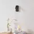 Lindby Tallis LED-Wandleuchte schwarz, USB-C, schwenkbar (10041903)