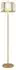 Adesso LED-Stehleuchte Holzoptik, Kristalle rauch, 9W warmweiß, H 150cm