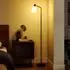 HomCom LED-Stehlampe 350° drehbarer Kopf 3000K/4000K/6500K schwarz