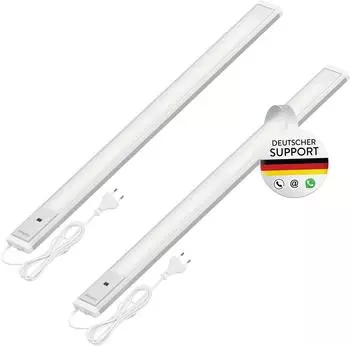 Oktaplex Riva LED-Unterbauleuchte 2er-Set Aluminium 10,2W 4000K Gestensteuerung (2x17183.4K)
