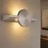 Globo Jasper LED-Wandleuchte, verstellbar, nickel matt, 20cm