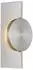 Globo Jasper LED-Wandleuchte, verstellbar, nickel matt, 20cm