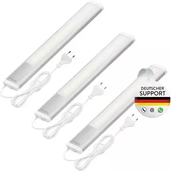 Oktaplex Riva LED-Unterbauleuchte 40cm, aluminium, warmwei&szlig; 3000K, 6W (Riva)