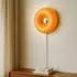 Lindby Fjora LED-Tisch-/Wandleuchte orange/chrom, Ø30cm, dimmbar (10044033)