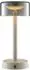Brilliant Razor LED Tischleuchte Akku, dimmbar, Wireless Charging, 260lm, 2700K, beige