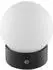 Brilliant Dori Tischleuchte LED, Glas, schwarz/weiß, 250lm 2700K, Wireless Charging