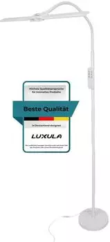 Luxula LED-Tischleuchte Doppelkopf dimmbar 18W CCT 3000&ndash;6500K (LX700168)