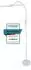 Luxula LED-Tischleuchte Doppelkopf dimmbar 18W CCT 3000–6500K (LX700168)