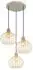 Globo MATEO Pendelleuchte, Metall, beige, 3-flammig, höhenverstellbar