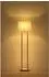 Globo Sydney LED-Stehleuchte Touchdimmer, beige, Metall/Stoff, 153cm