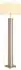 Globo Forest LED-Stehleuchte 2-flammig, sand, Stoff, dimmbar, 150cm