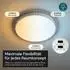 Luxula LED CCT Aufbauleuchte 12-24W, 2500lm, rund (LX300208)