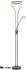 Globo EBRO LED-Deckenfluter dimmbar, braun, Metall, 194cm