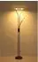 Globo EBRO LED-Deckenfluter dimmbar, braun, Metall, 194cm