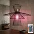 Globo Pendelleuchte Käfig RGB LED dimmbar, schwarz ()