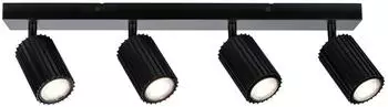Paulmann Lirena 4-flammig schwarz 10W
