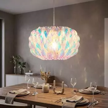 Globo JUANA Pendelleuchte, LED, Metall, chrom, h&ouml;henverstellbar, H 120cm