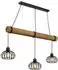 Globo Caldwell Pendelleuchte, schwarz, Metall, 3-flammig, E27