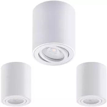 Oktaplex Lile M Aufbauspot Aluminium, schwenkbar, neutralwei&szlig; 4000K (Lile M)