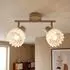 Globo LED-Deckenstrahler schwenkbar, beige, Metall, 25cm