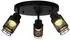 V-TAC LED-Deckenleuchte 3x6W schwarz, Spots verstellbar, 46cm